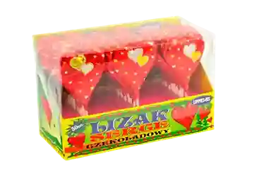 Čokoládová lízanka Srdce